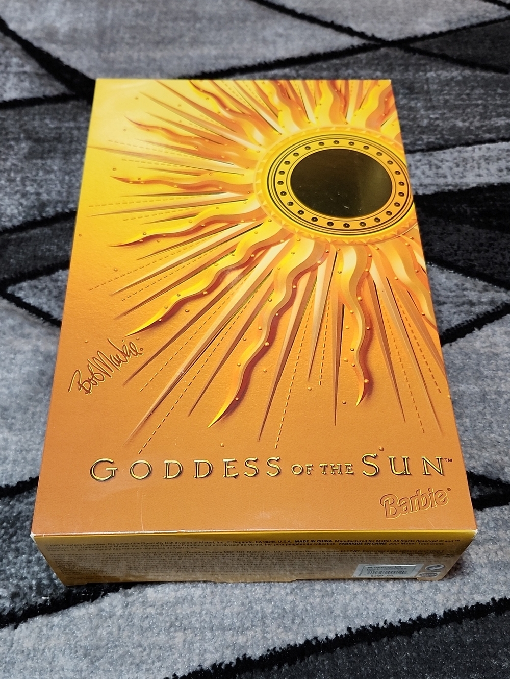1995 MATTEL GODDESS OF THE SUN BARBIE BY BOB MACKIE COLLECTION LIMITED EDITION